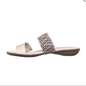 Womens Hush Puppies Nishi Slide Dress Sandals, Off White size 8 1/2